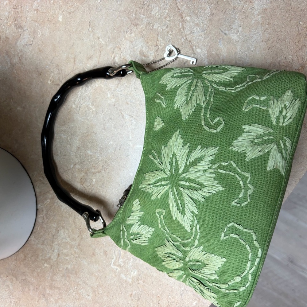 Forever by Fossil Green Floral Women's Bag
